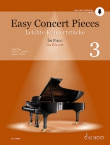 Easy Concert Pieces 3 - Piano published by Schott (Book/Online Audio)