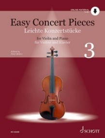 Easy Concert Pieces 3 - Violin published by Schott (Book/Online Audio)