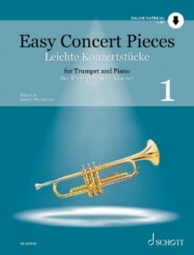 Easy Concert Pieces 1 - Trumpet published by Schott (Book/Online Audio)
