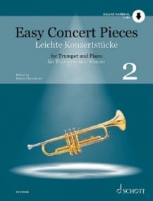 Easy Concert Pieces 2 - Trumpet published by Schott (Book/Online Audio)