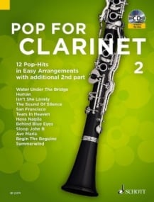 Pop For Clarinet 2 published by Schott (Book & CD)