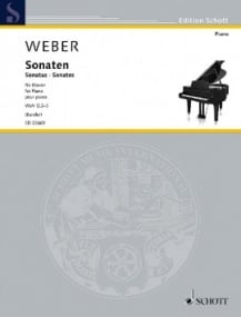 Weber: Complete Sonatas for Piano published by Schott