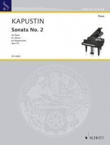 Kapustin: Sonata No 2 Opus 54 for Piano published by Schott
