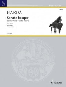 Hakim: Sonate basque for Piano published by Schott