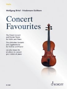 Concert Favourites for Violin published by Schott
