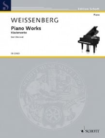 Weissenberg: Piano Works published by Schott