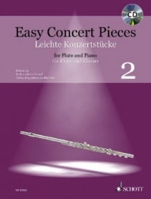 Easy Concert Pieces 2 - Flute published by Schott (Book & CD)