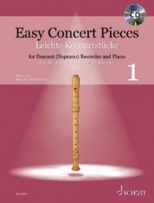 Easy Concert Pieces 1 - Recorder published by Schott (Book & CD)