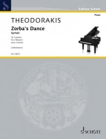 Theodorakis: Zorba's Dance for Piano Duet published by Schott