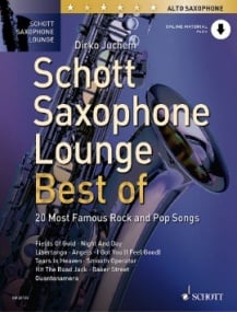 Saxophone Lounge : Best Of for Alto Saxophone published by Schott (Book/Online Audio)