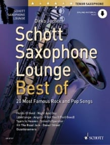 Saxophone Lounge : Best Of for Tenor Saxophone published by Schott (Book/Online Audio)