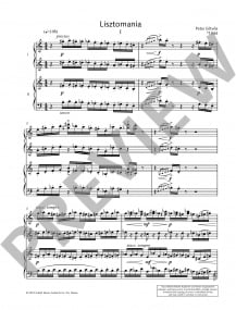Eotvos: Lisztomania for Piano Duet published by Schott