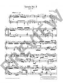 Kapustin: Sonata No 9 Opus 78 for Piano published by Schott