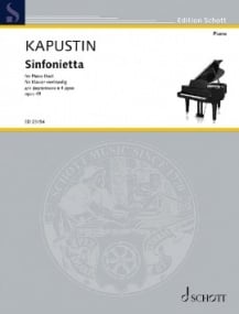Kapustin: Sinfonietta for Piano Duet published by Schott