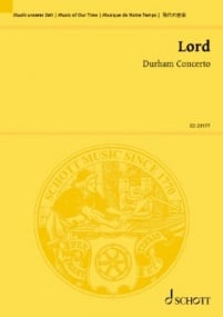 Lord: Durham Concerto (Study Score) published by Schott
