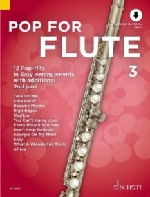 Pop For Flute 3 published by Schott (Book/Online Audio)