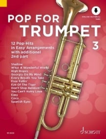 Pop For Trumpet 3 published by Schott (Book/Online Audio)