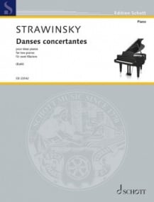 Stravinsky: Danses concertantes for Two Pianos published by Schott