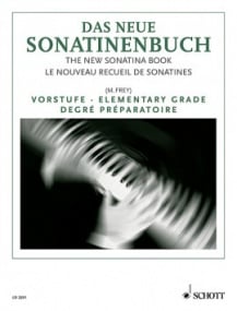 The New Sonatina Book Elementary Grade for Piano published by Schott