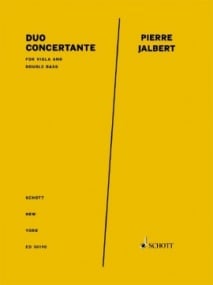 Jalbert: Duo Concertante for Viola & Double Bass published by Schott
