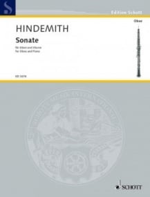 Hindemith: Sonata for Oboe published by Schott
