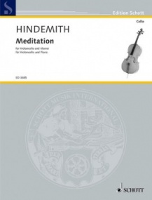 Hindemith: Meditation for Cello published by Schott