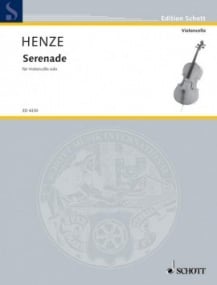 Henze: Serenade for Cello published by Schott