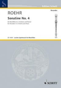 Roehr: Sonatine No 4 in Bb Major published by Schott
