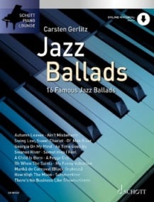 Piano Lounge: Jazz Ballads published by Schott (Book/Online Audio)