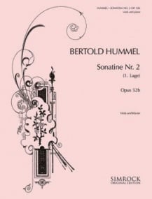Hummel: Sonatina No 2 for Cello published by Simrock