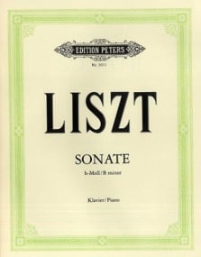 Liszt: Sonata in B Minor for Piano published by Peters