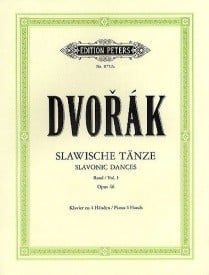 Dvorak: Slavonic Dances Opus 46 for Piano Duet published by Peters Edition