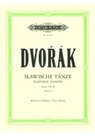 Dvorak: Slavonic Dances Opus 72 for Piano Duet published by Peters Edition