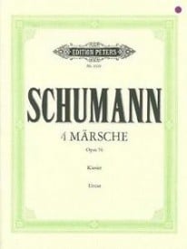 Schumann: 4 Marches Opus 76 for Piano published by Peters