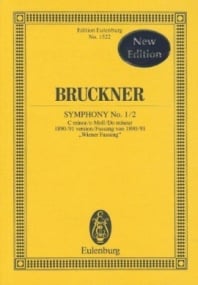 Bruckner: Symphony No. 1/2 C minor (Study Score) published by Eulenburg