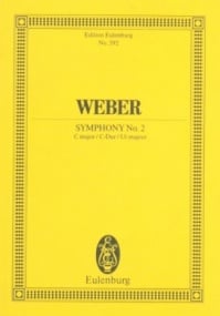 Weber: Symphony No. 2 C major JV 51 (Study Score) published by Eulenburg