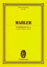 Mahler: Symphony No 6 (Study Score) for Orchestral published by Eulenburg