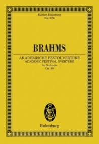 Brahms: Academic Festival Overture Opus 80 (Study Score) published by Eulenburg