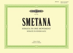 Smetana: Sonata in E minor for Two Pianos, Eight Hands published by Peters