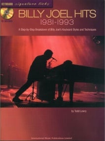 Billy Joel: Hits 1981 - 1993 for Keyboard published by IMP