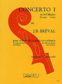 Breval: Concerto No 1 in G for Cello published by Delrieu