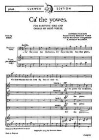 Vaughan Williams: Ca' the Yowes for TTBB published by Curwen