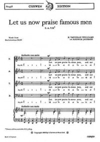 Vaughan Williams: Let us now praise famous men SATB published by Curwen