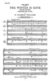 Vaughan Williams: The Winter is Gone for TTBB published by Novello