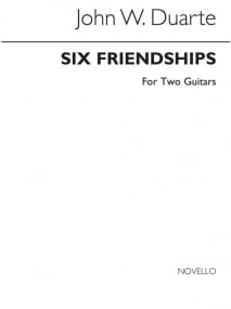 Duarte: Six Friendships for Guitar Duet published by Novello