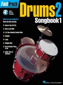 Fast Track: Drums 2 - Songbook One published by Hal Leonard