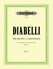 Diabelli: First Studies Opus 125 for Piano published by Peters