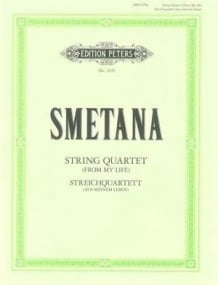 Smetana: String Quartet No. 1 in E minor published by Peters