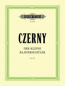 Czerny: The Little Pianist Opus 823 published by Peters