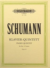 Schumann: Piano Quintet in E flat Opus 44 published by Peters